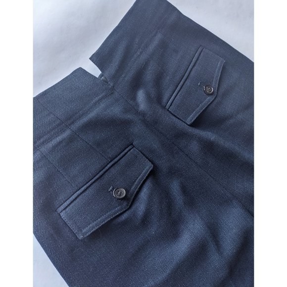 Old Celine-style zipper front tailored trousers size 26 medium - Picture 6 of 9